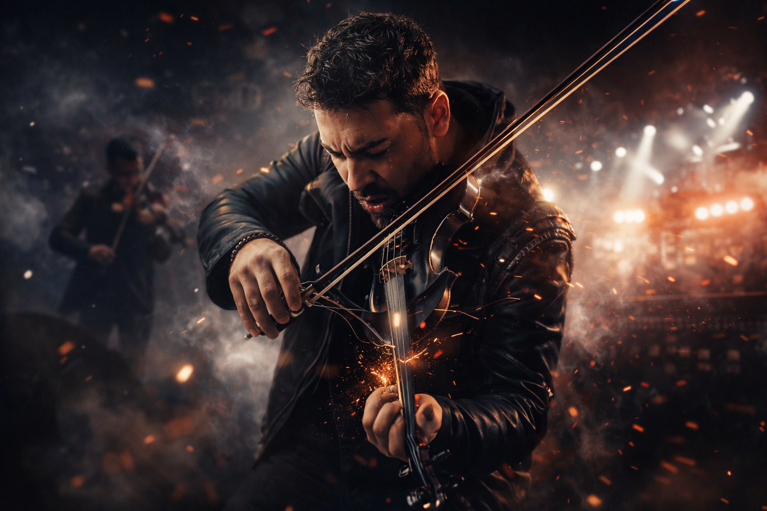 Lolo Alonso violinista para bodas y eventos en Extremadura ofreciendo espectáculo en directo