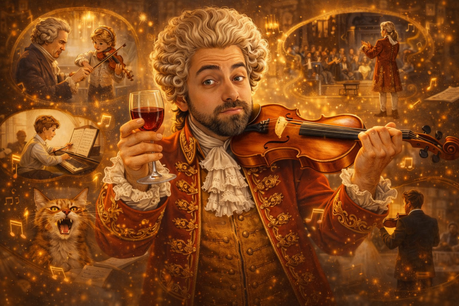 Niño practicando piano con concentración, luz natural y partitura visible