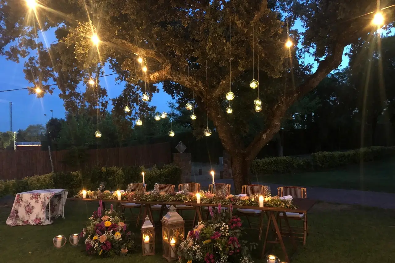 Montaje de banquete Cáceres Pajuelo Catering