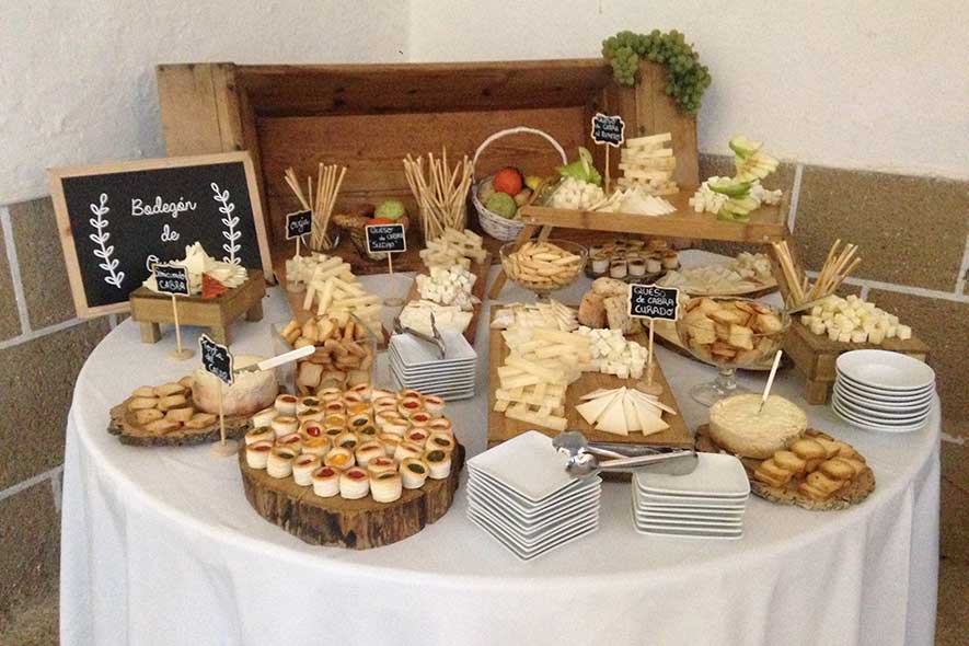 Detalle gastronómico Cáceres Pajuelo Catering