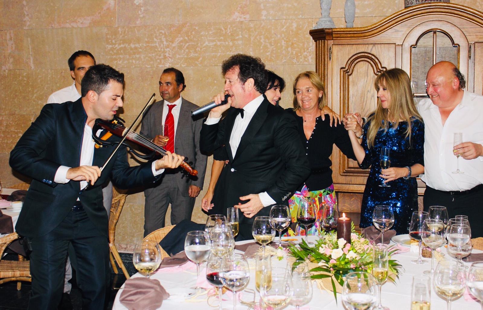 Lolo Alonso en Zaragoza con una persona importante dentro de su historia en la ciudad