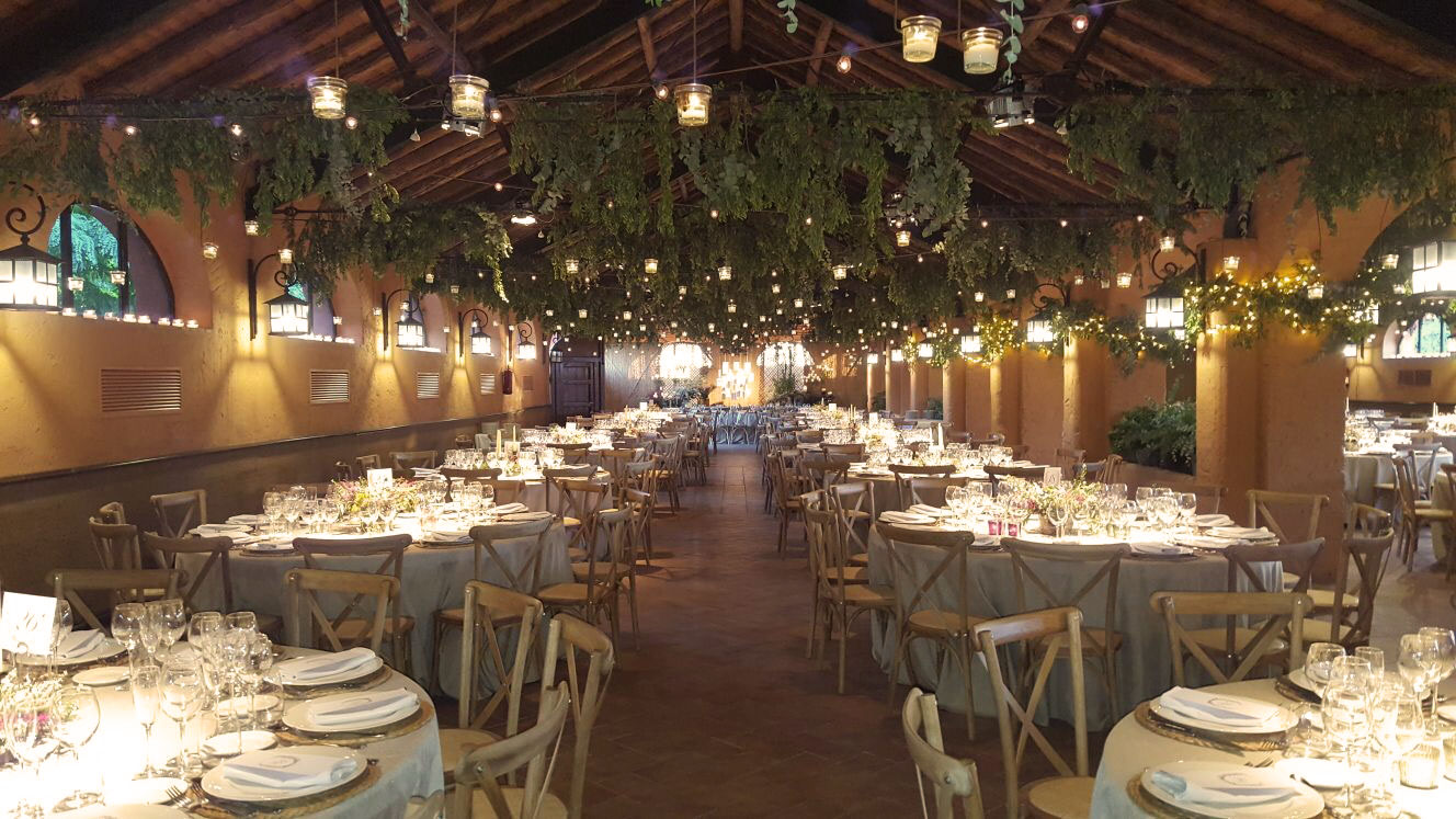 Montaje de boda de Guadalquivir Catering