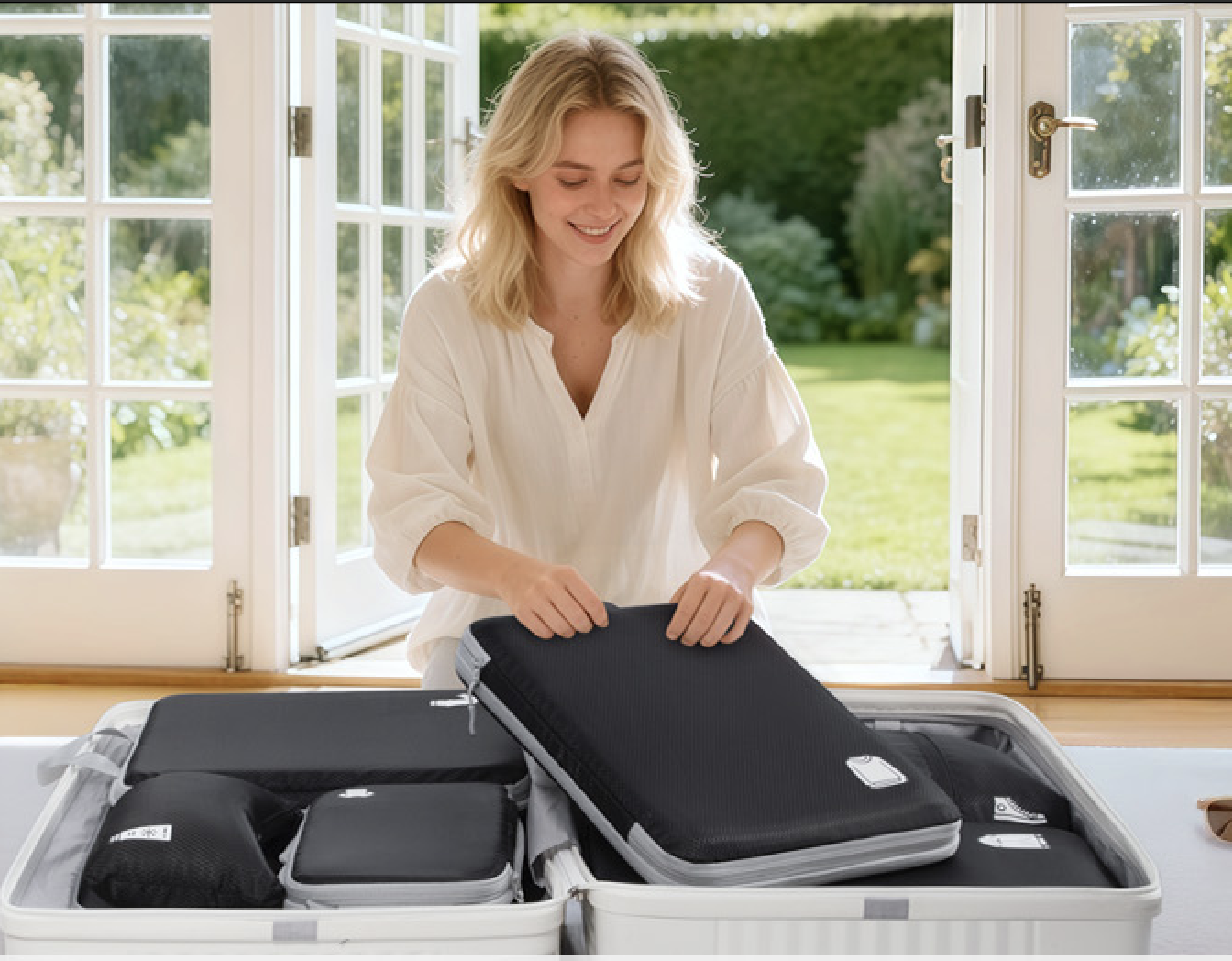 Organizadores de maleta para viaje de novios