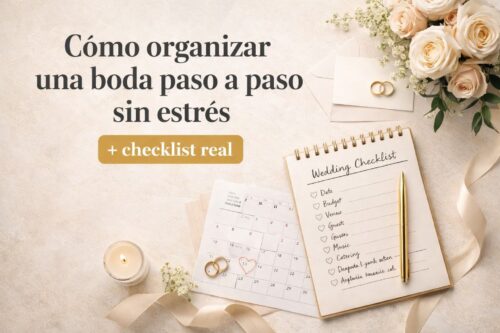 com organizar una boda paso a paso