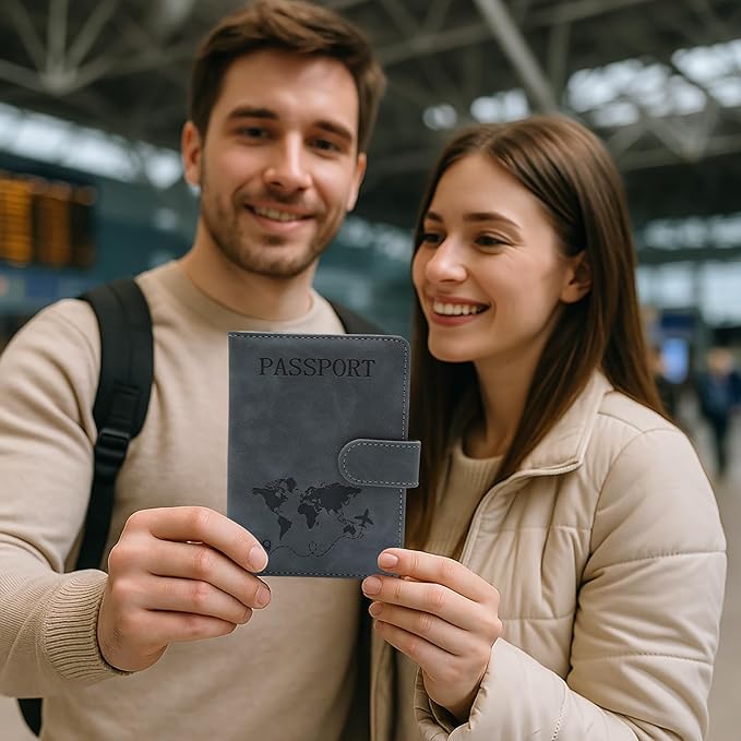 Funda pasaporte elegante viaje