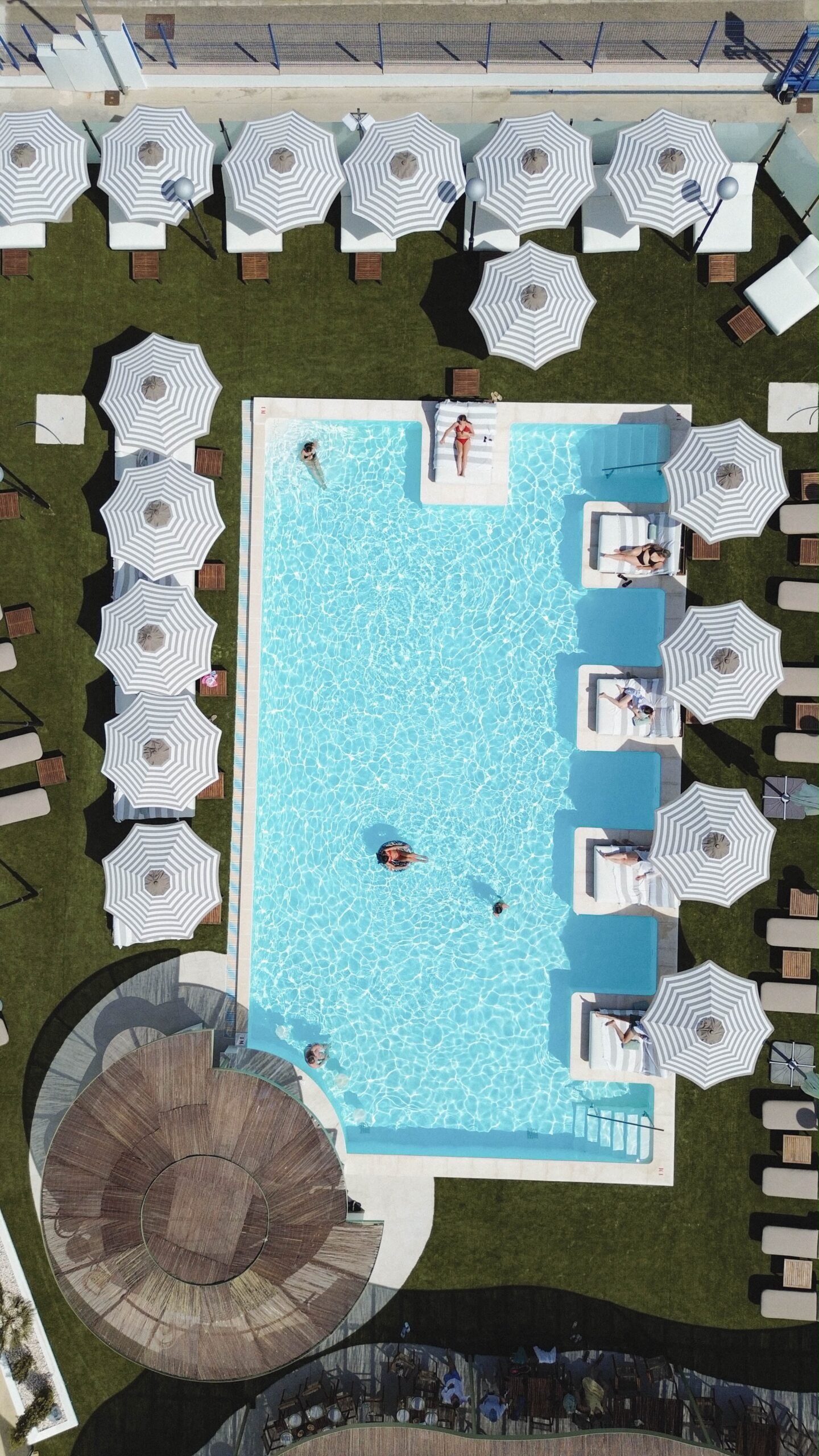 Vista aérea de la piscina del Blue Sea Resort Ocean Club